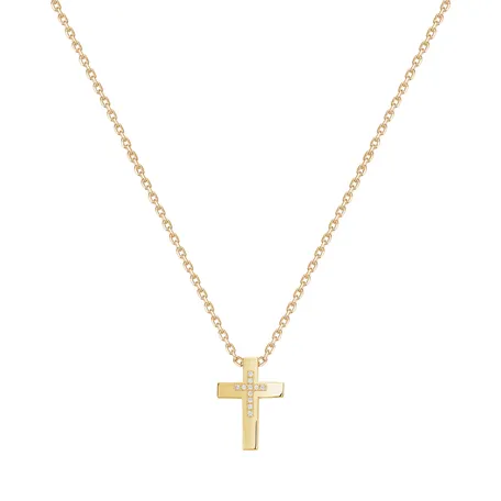 Náhrdelník s diamantmi Cross