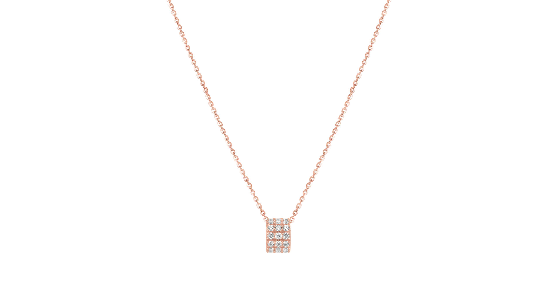 Náhrdelník s diamantmi Sunbeam Bliss