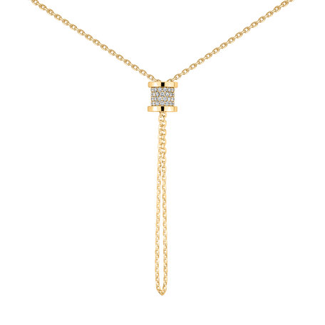 Náhrdelník s diamantmi Timeless Spiral