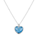 Náhrdelník s diamantmi a topásom Heartlight3