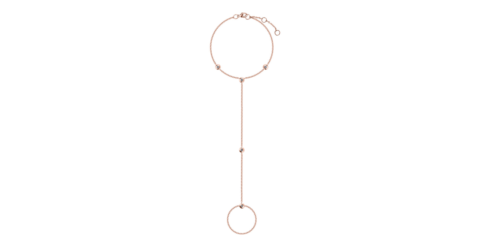 Náramok/prsteň s diamantmi Euphoric Dots