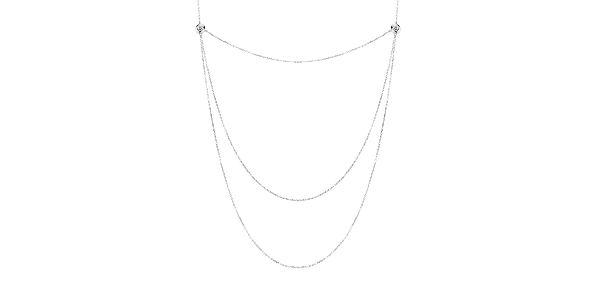 Náhrdelník s diamantmi Rain Parade