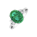 Prsteň s diamantmi a smaragdom The Marvelous3