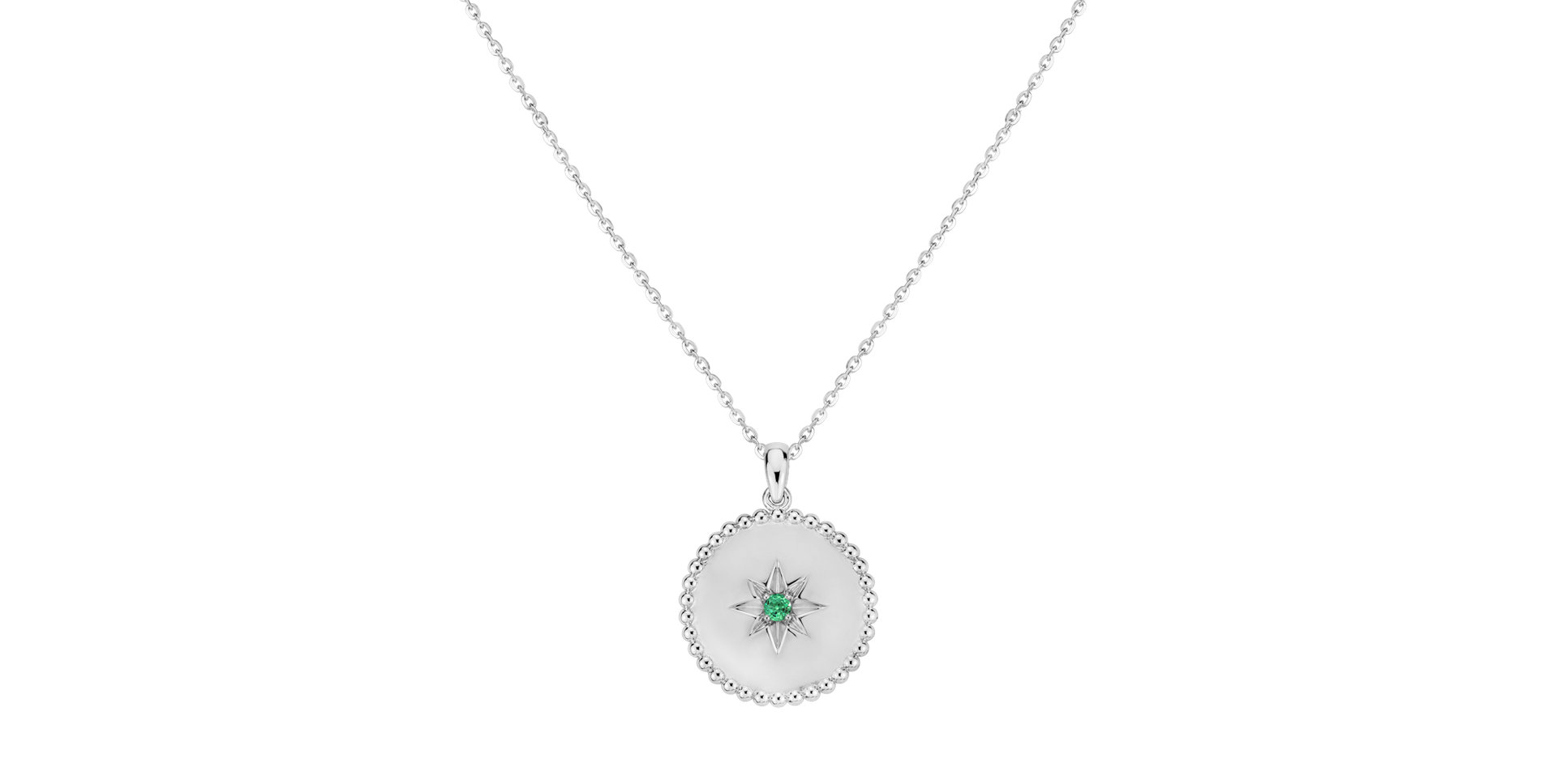 Náhrdelník se smaragdom Star of Life