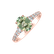 Prsteň s diamantmi a turmalínom Shimmering Dazzle4