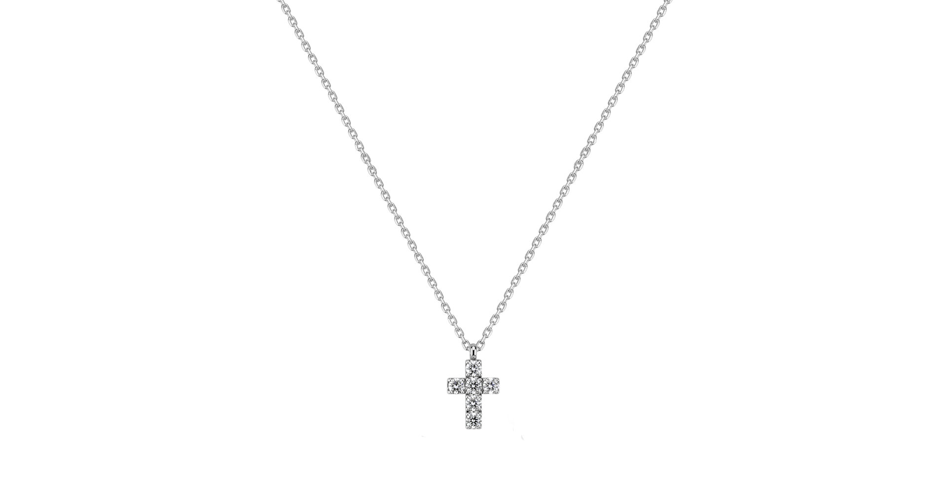 Náhrdelník s diamantmi Glory Cross