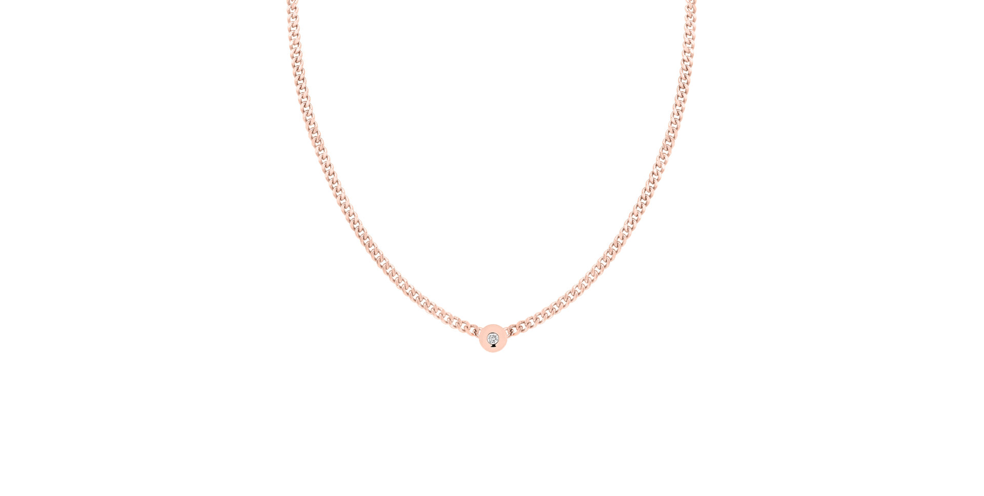 Náhrdelník s diamantom Circle of Clarity