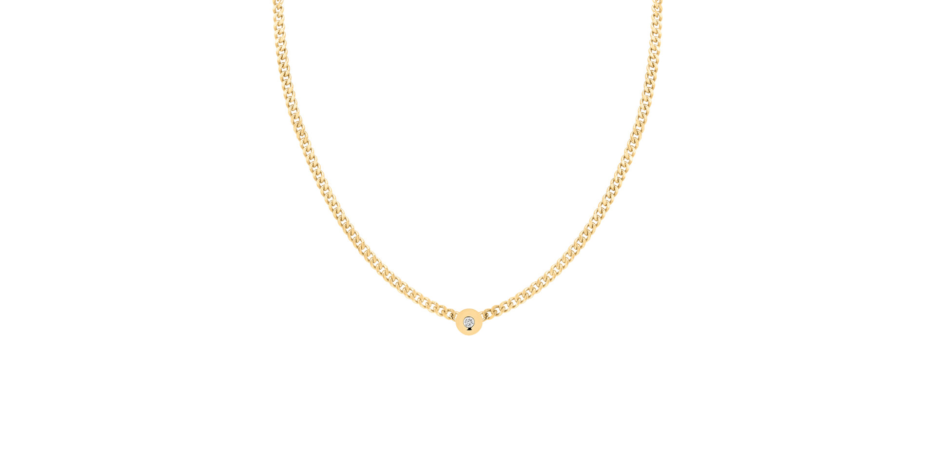 Náhrdelník s diamantom Circle of Clarity