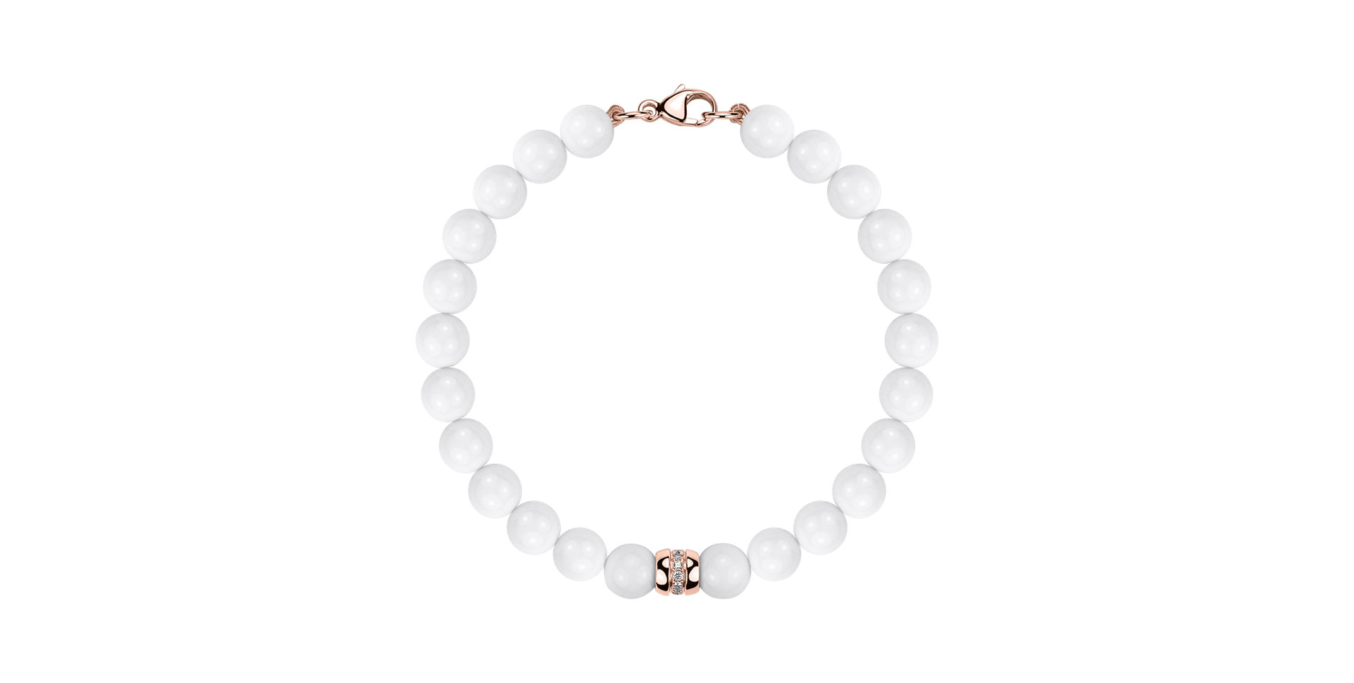 Náramok s diamantmi a achátmi Whispers of Winter