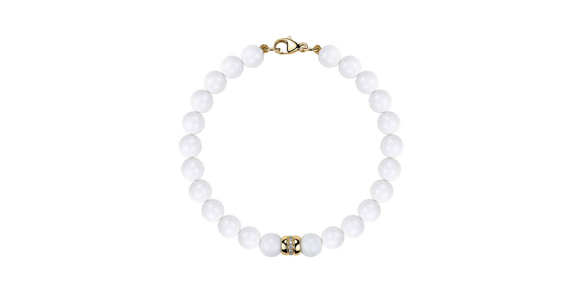 Náramok s diamantmi a achátmi Whispers of Winter