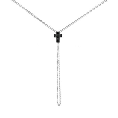 Náhrdelník s diamantmi Divine Cross
