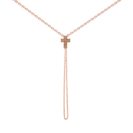 Náhrdelník s diamantmi Divine Cross