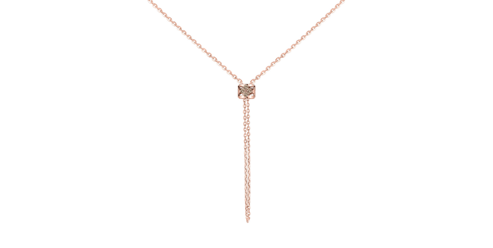 Náhrdelník s diamantmi Virela