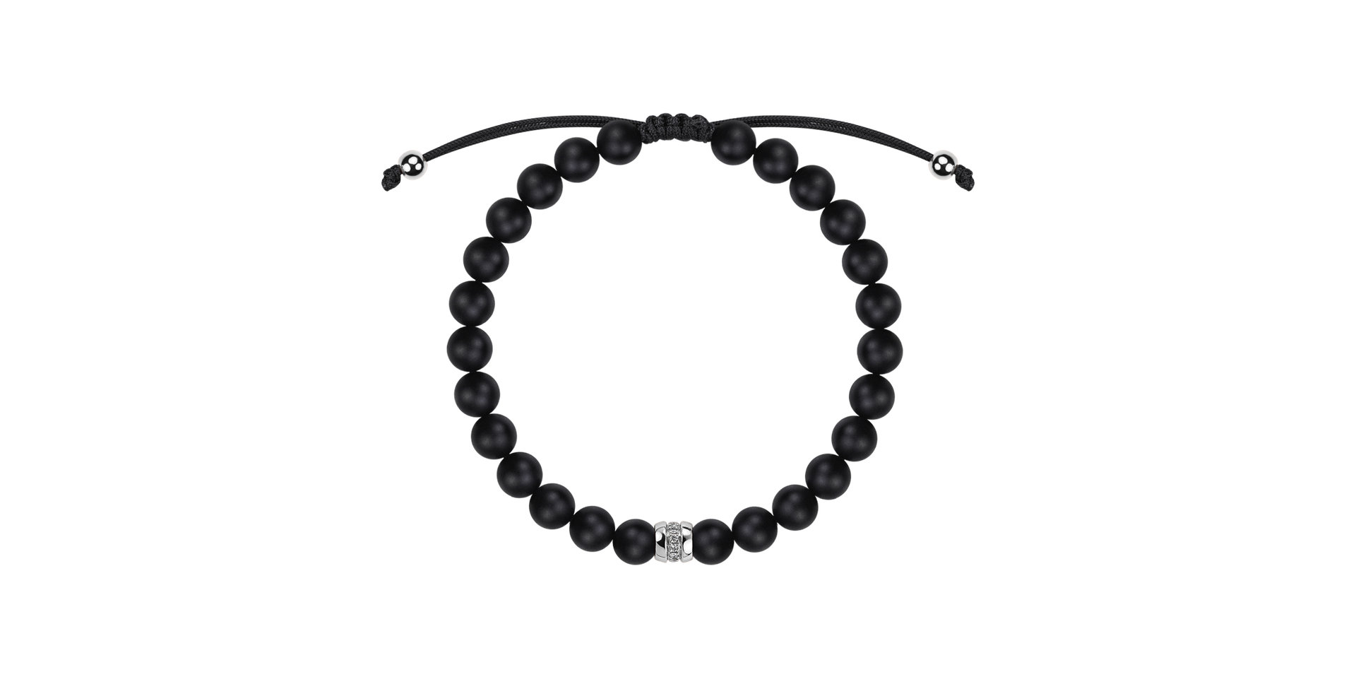 Náramok s diamantmi a achátmi Winter Gift