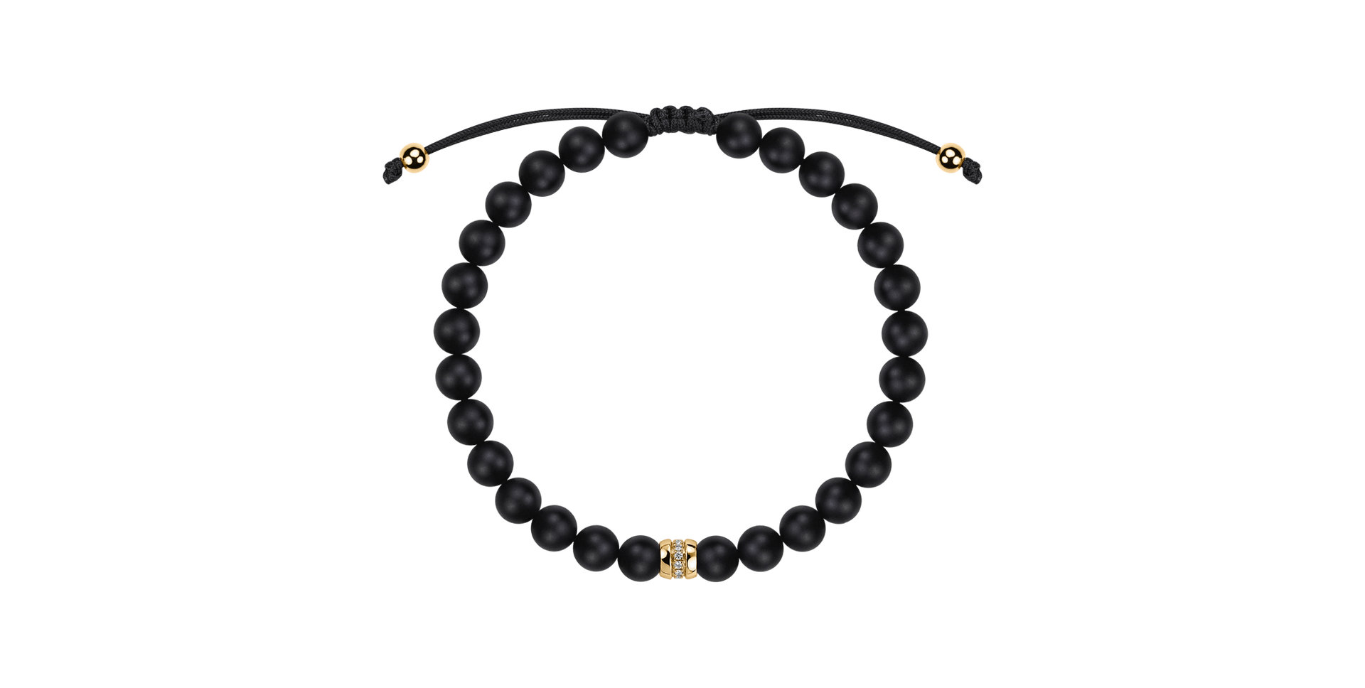 Náramok s diamantmi a achátmi Shadow Pulse