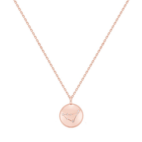 Náhrdelník s diamantmi Zodiac Sign