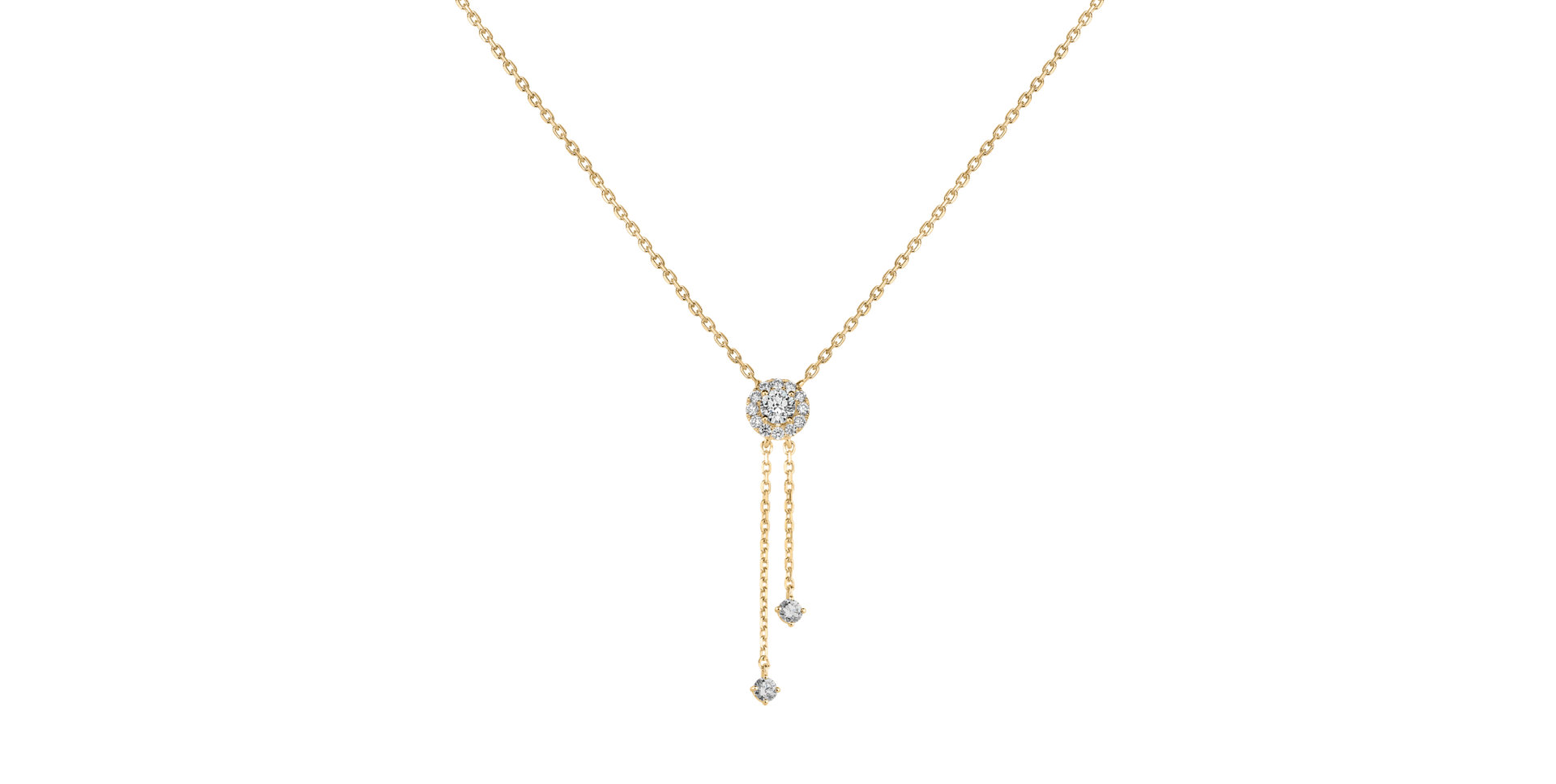 Náhrdelník s diamantmi Sirius