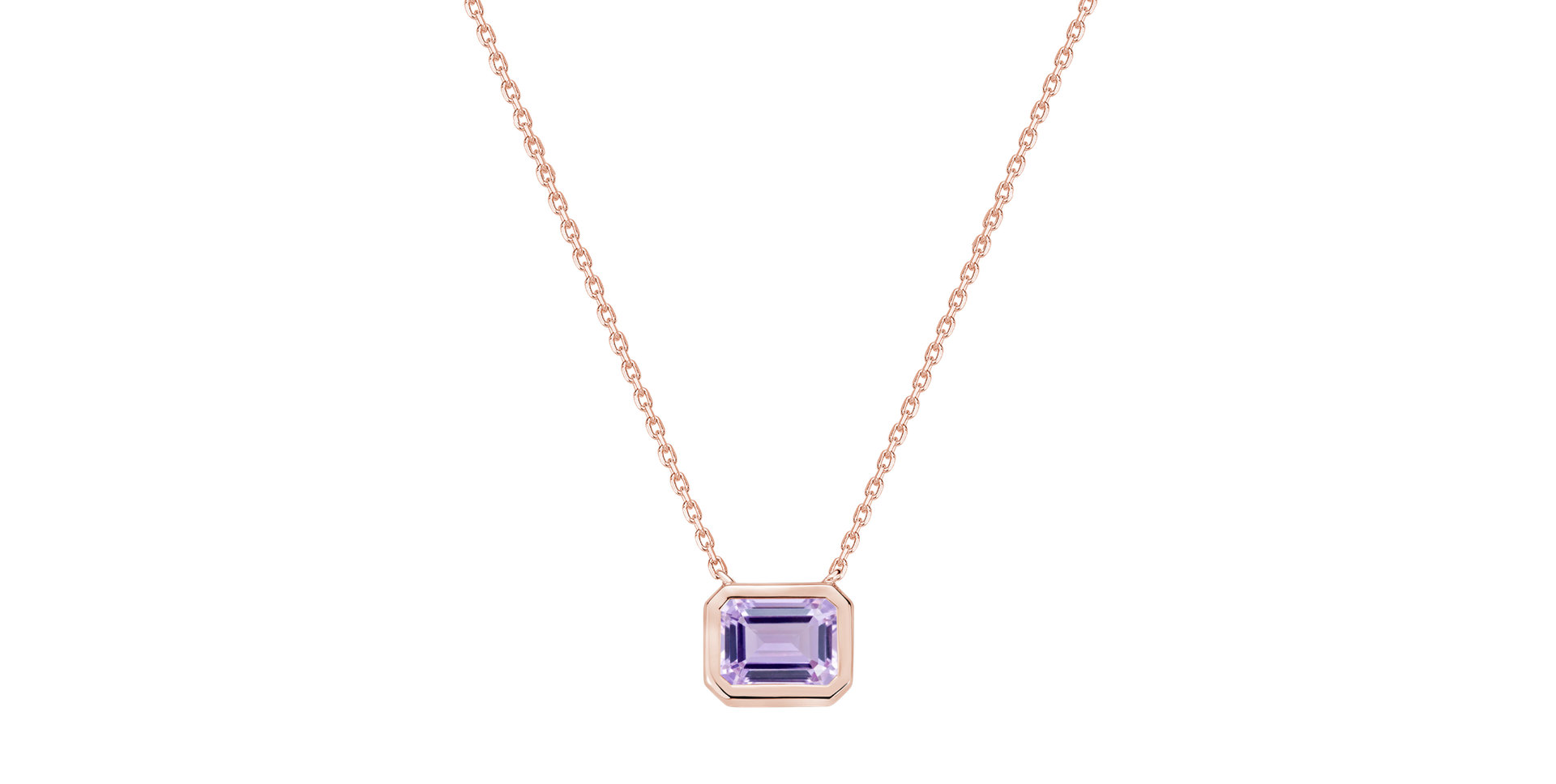 Náhrdelník s ametystom Aurum Breeze