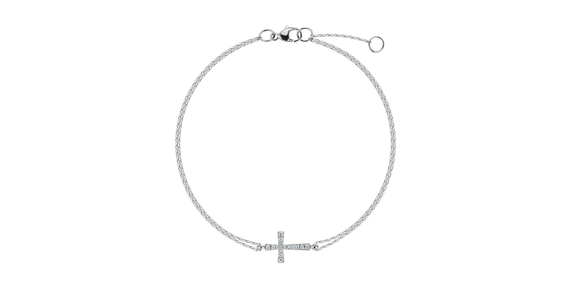 Náramok s diamantmi Shimmer of Faith