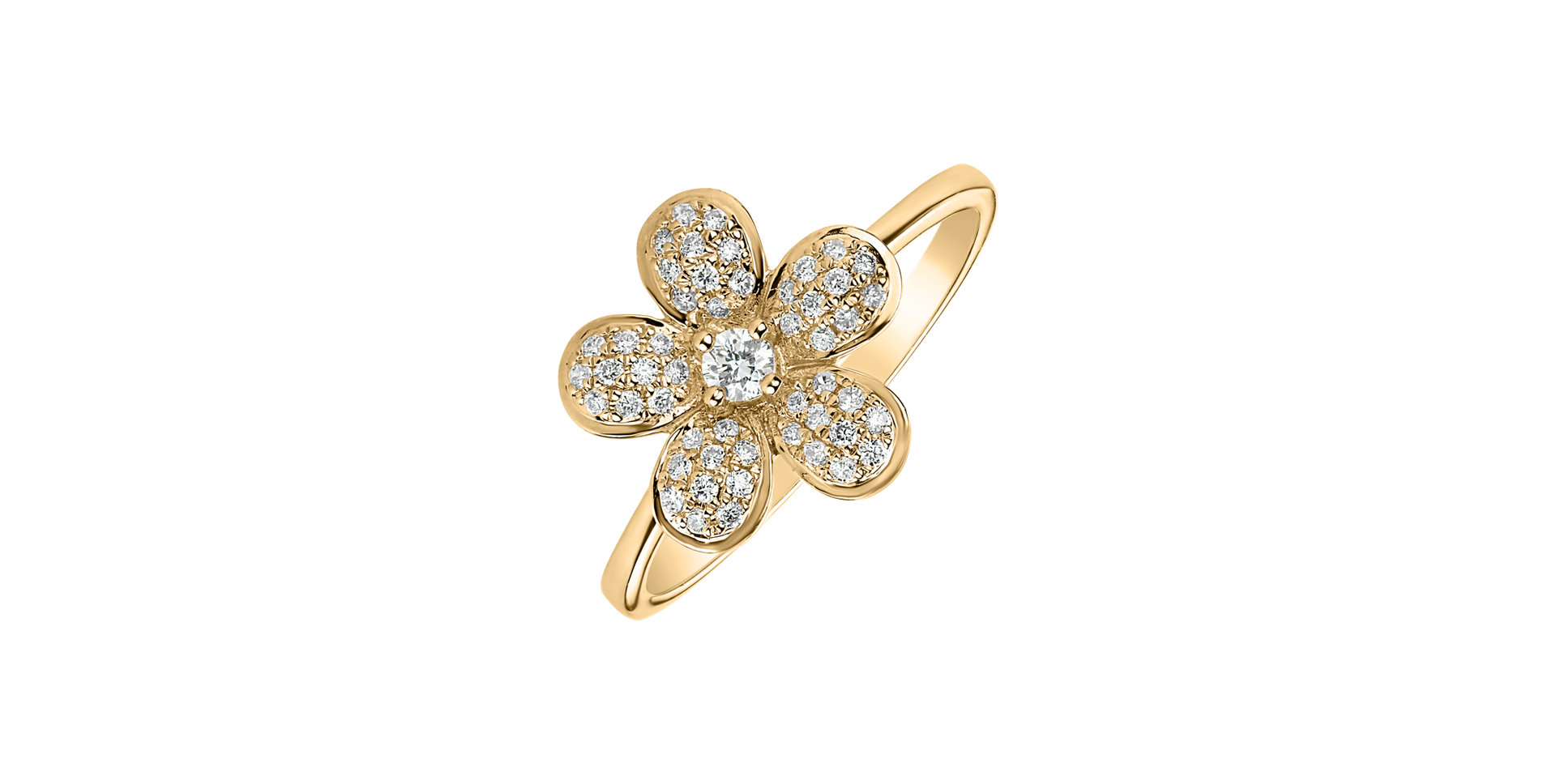 Prsteň s diamantmi Miss Daisy