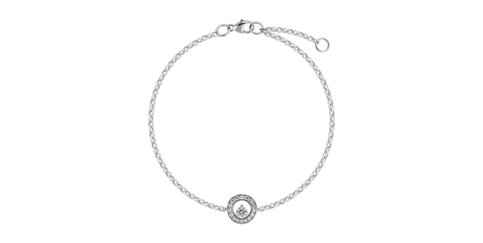 Náramok s diamantmi Hidden Circle