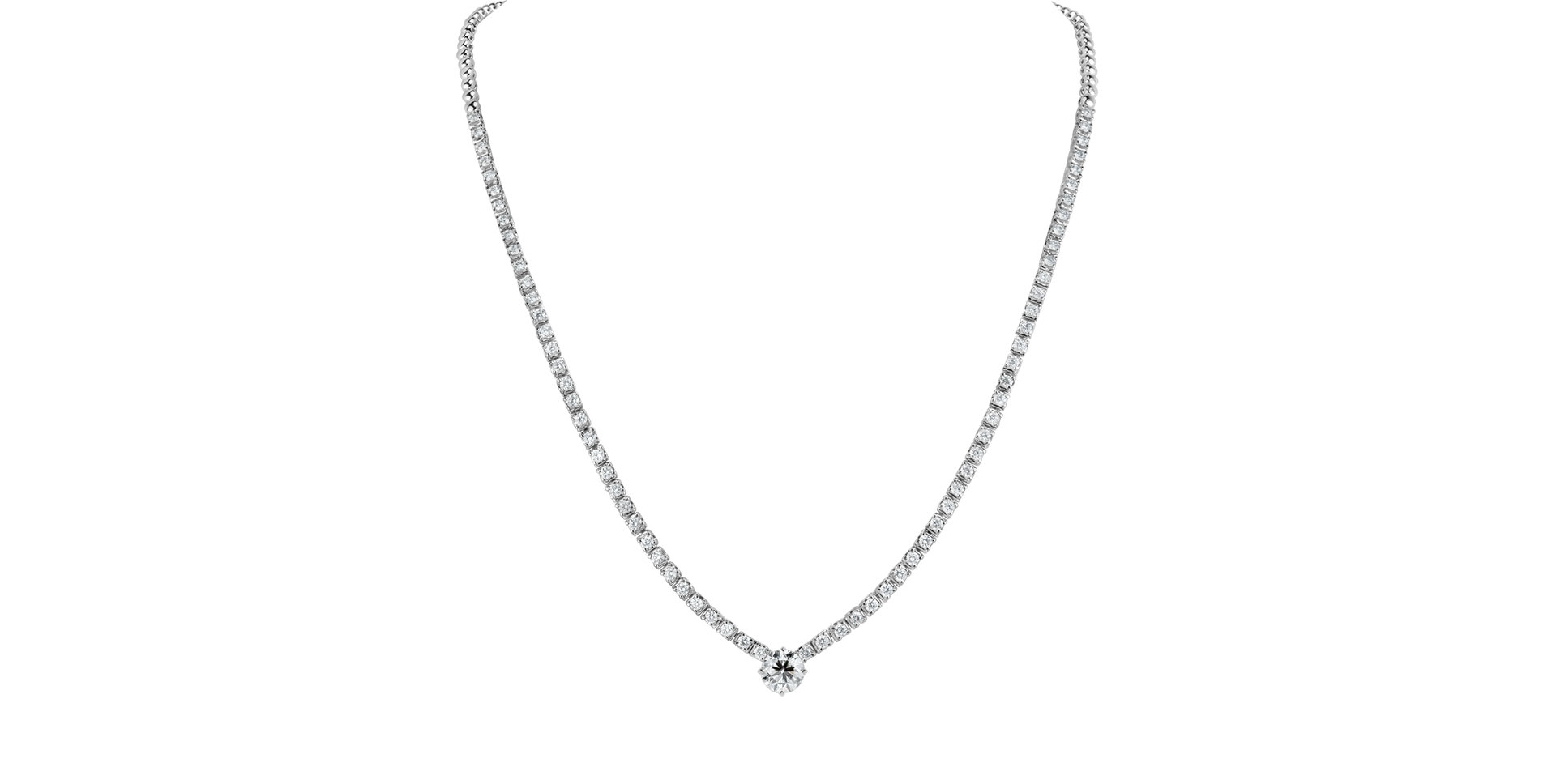 Náhrdelník s diamantmi Gremory