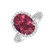 Prsteň s diamantmi a turmalínom Blush of Eternity4