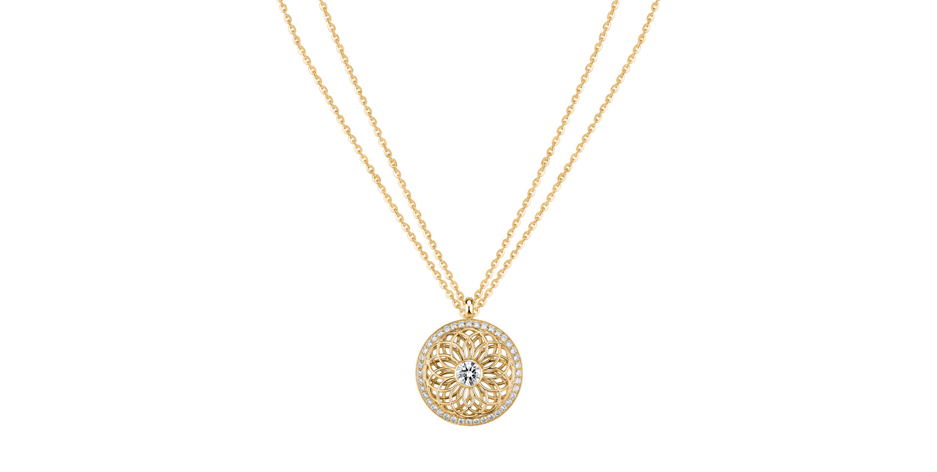 Náhrdelník s diamantmi Heart of Star