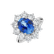 Prsteň s diamantmi a tanzanitom Sky Goddes3