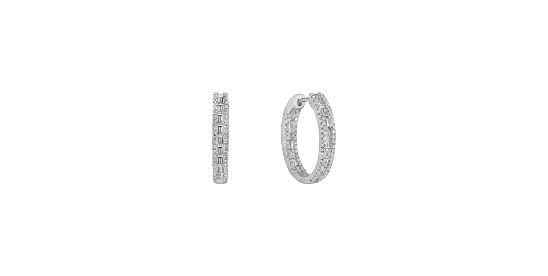 Náušnice s diamantmi Graceful Countess