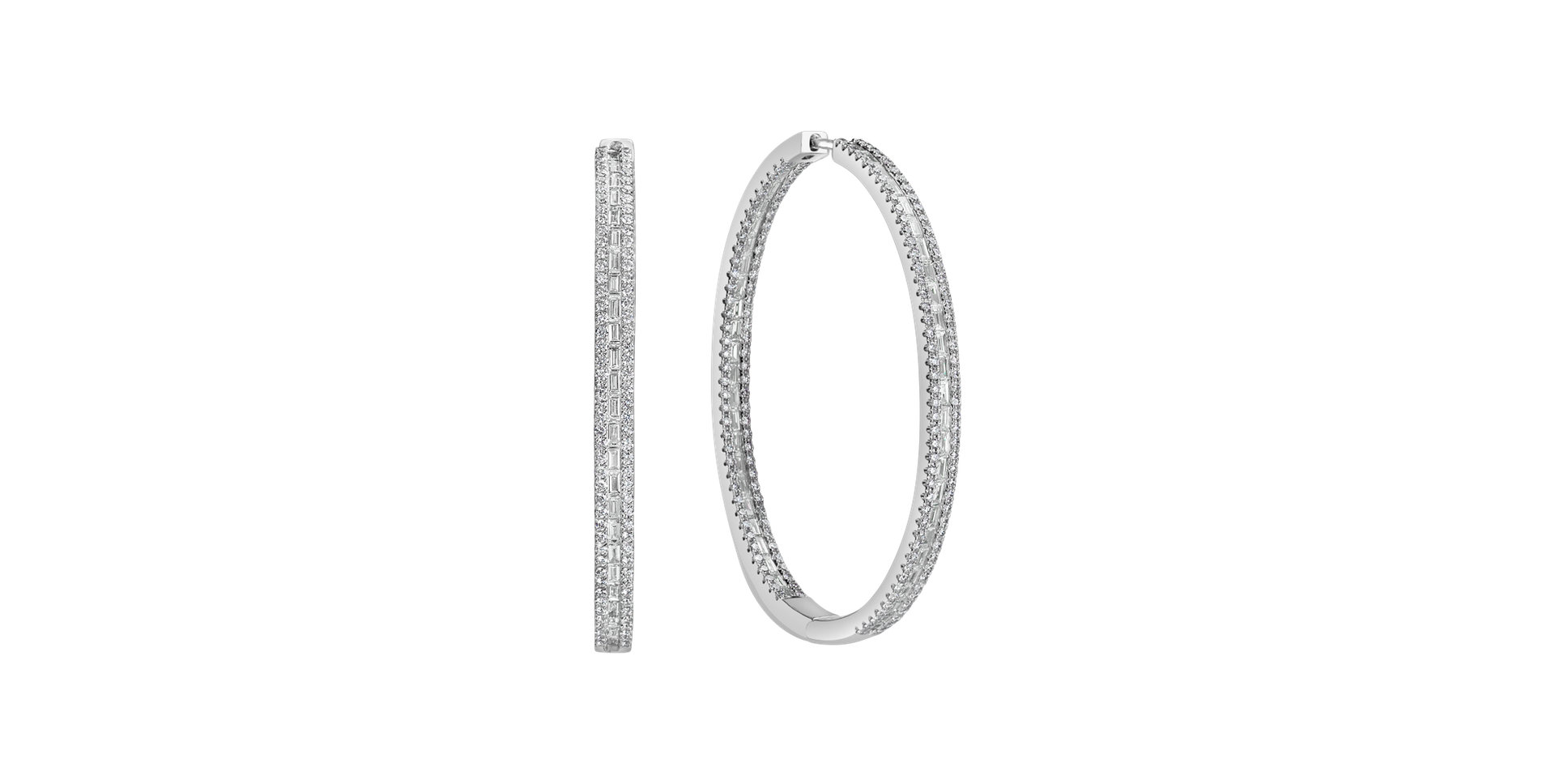 Náušnice s diamantmi Royal Circles