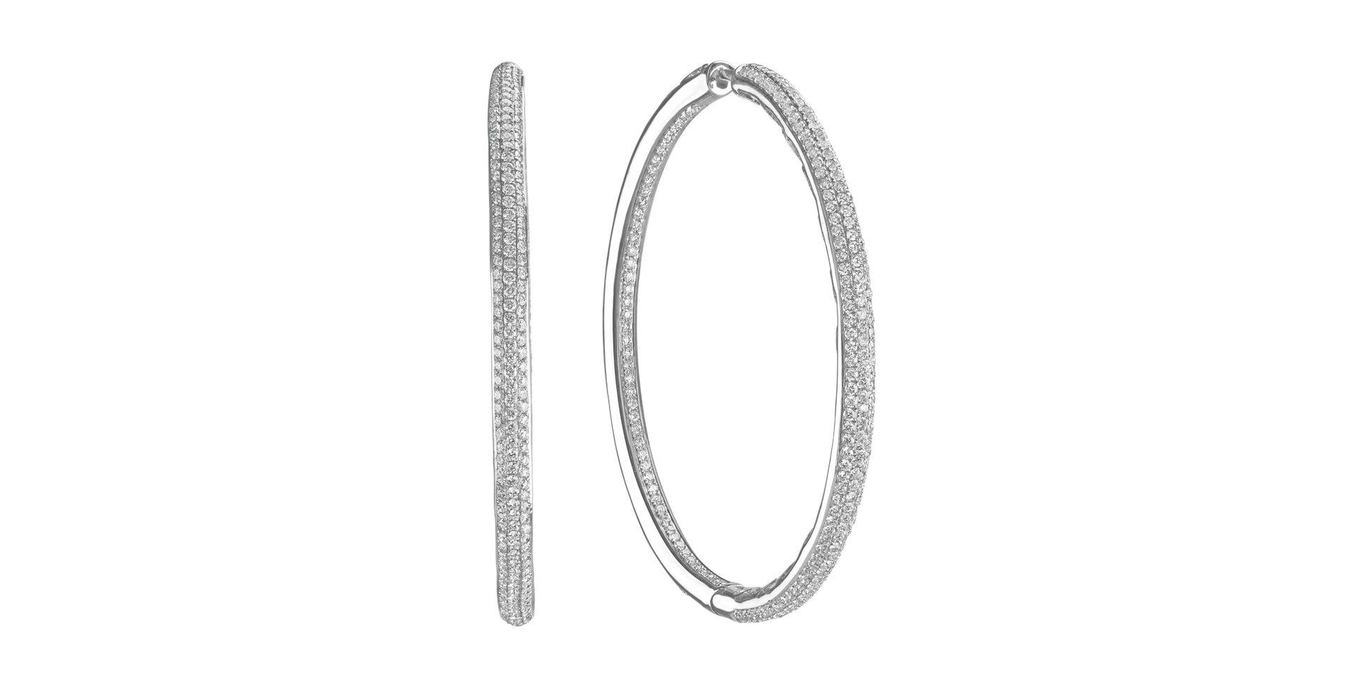 Náušnice s diamantmi Endless Charm