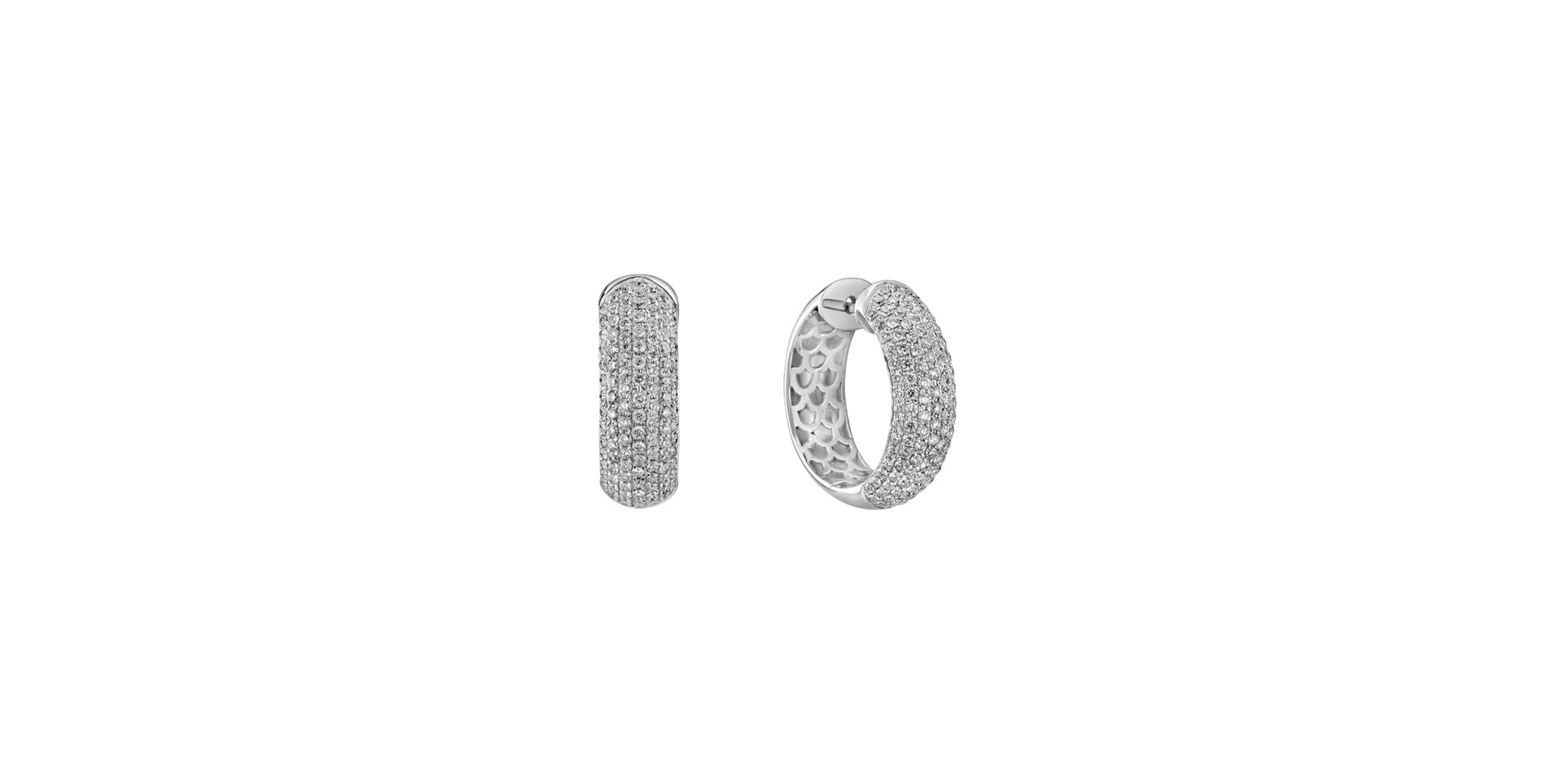 Náušnice s diamantmi Orient Heaven