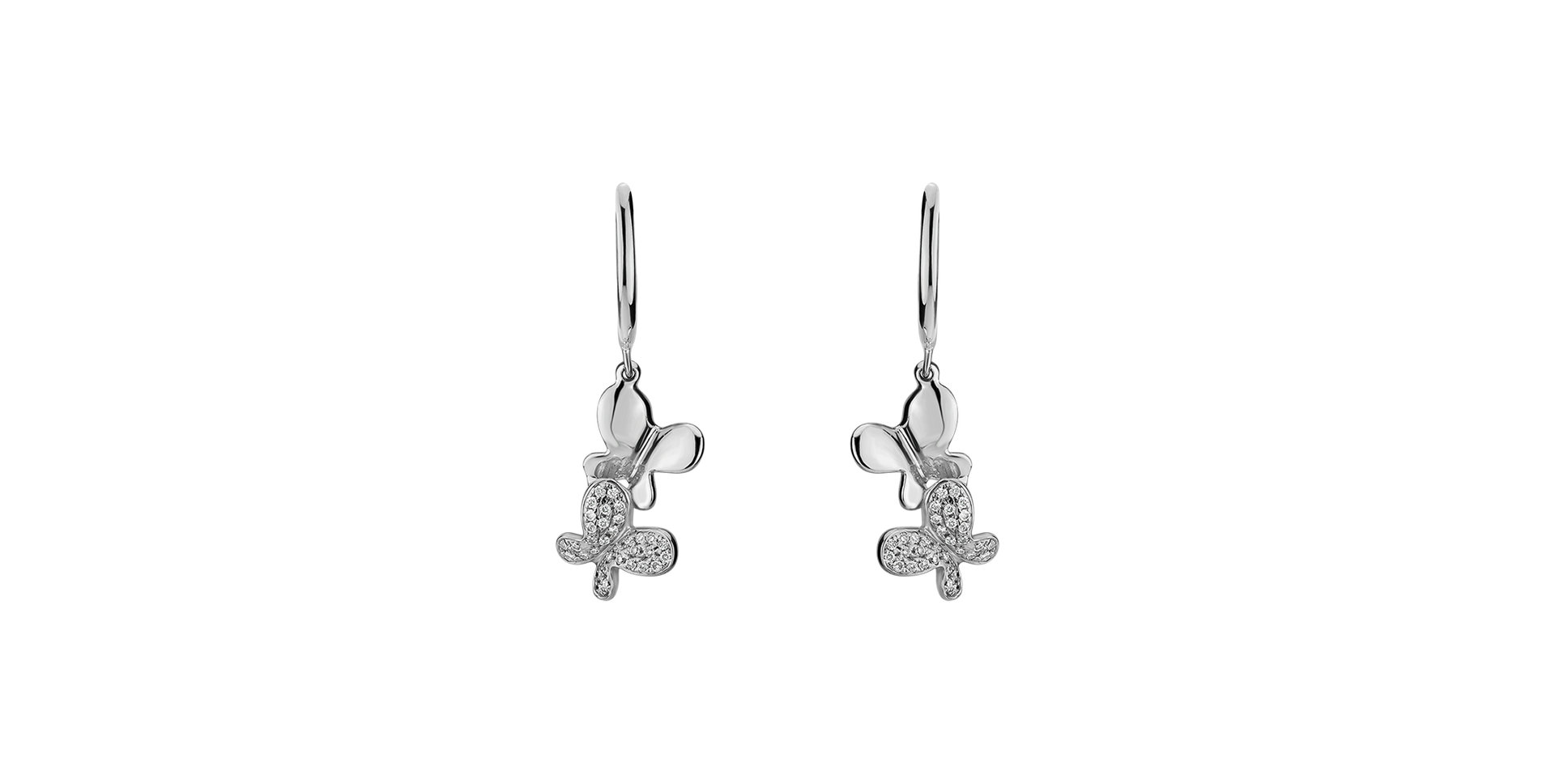 Náušnice s diamantmi Fantastic Gem