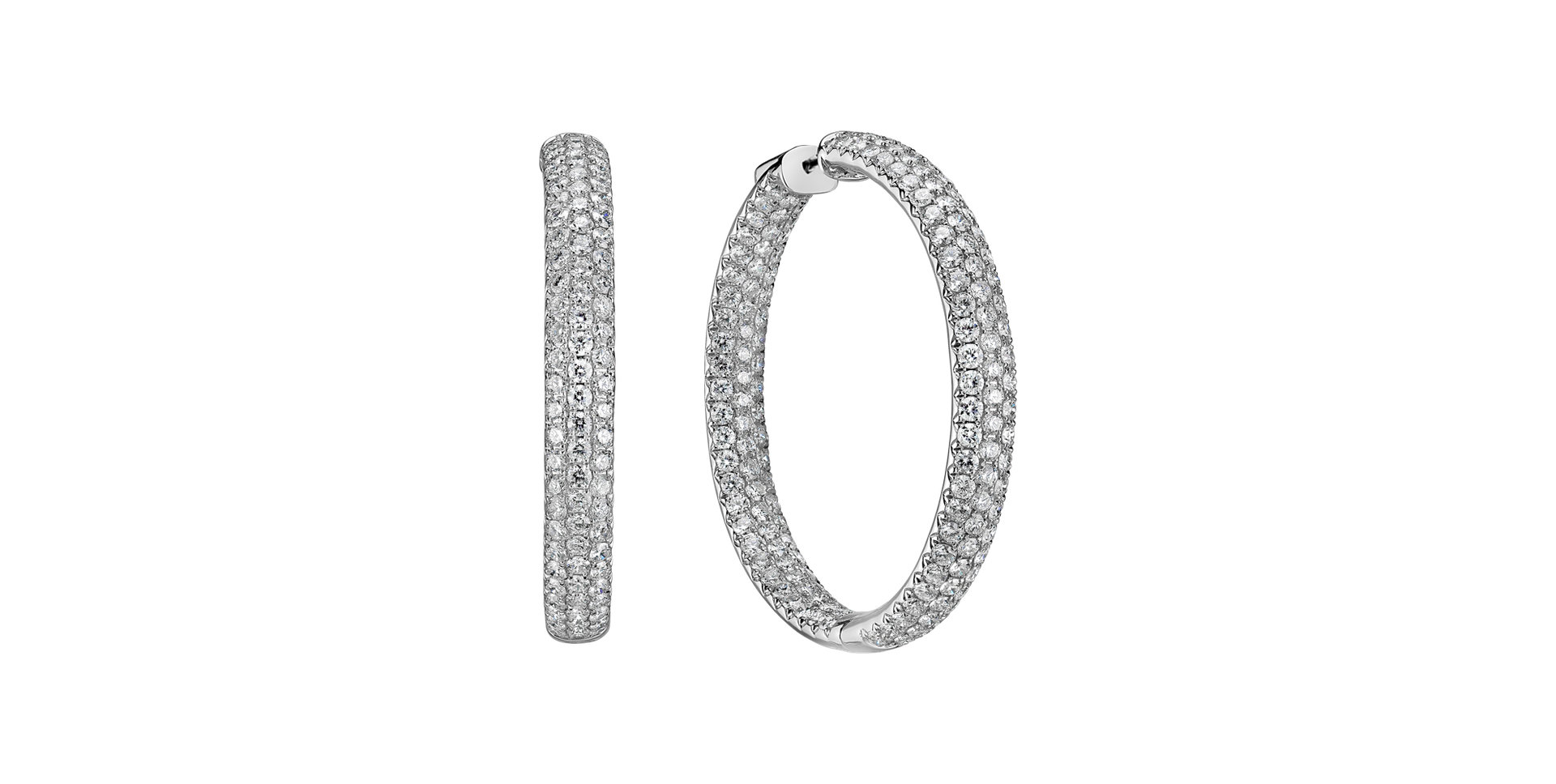 Náušnice s diamantmi Eclipse