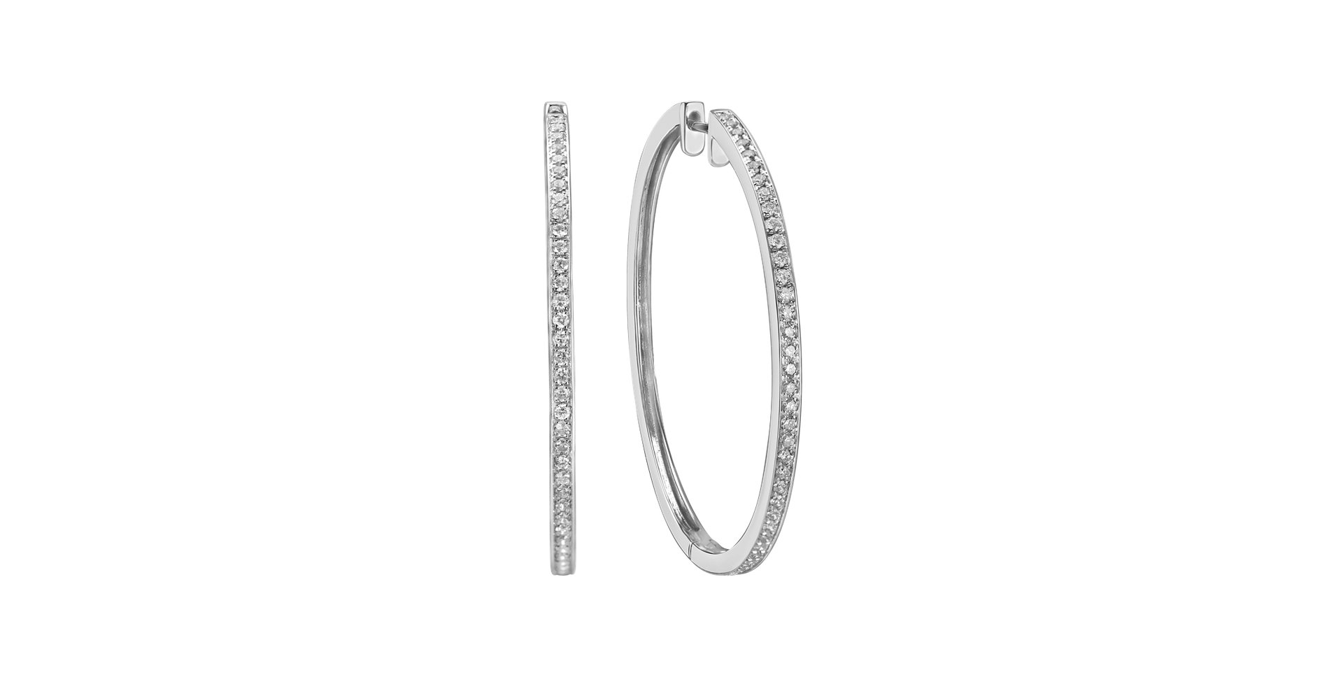 Náušnice s diamantmi Wonder Rain