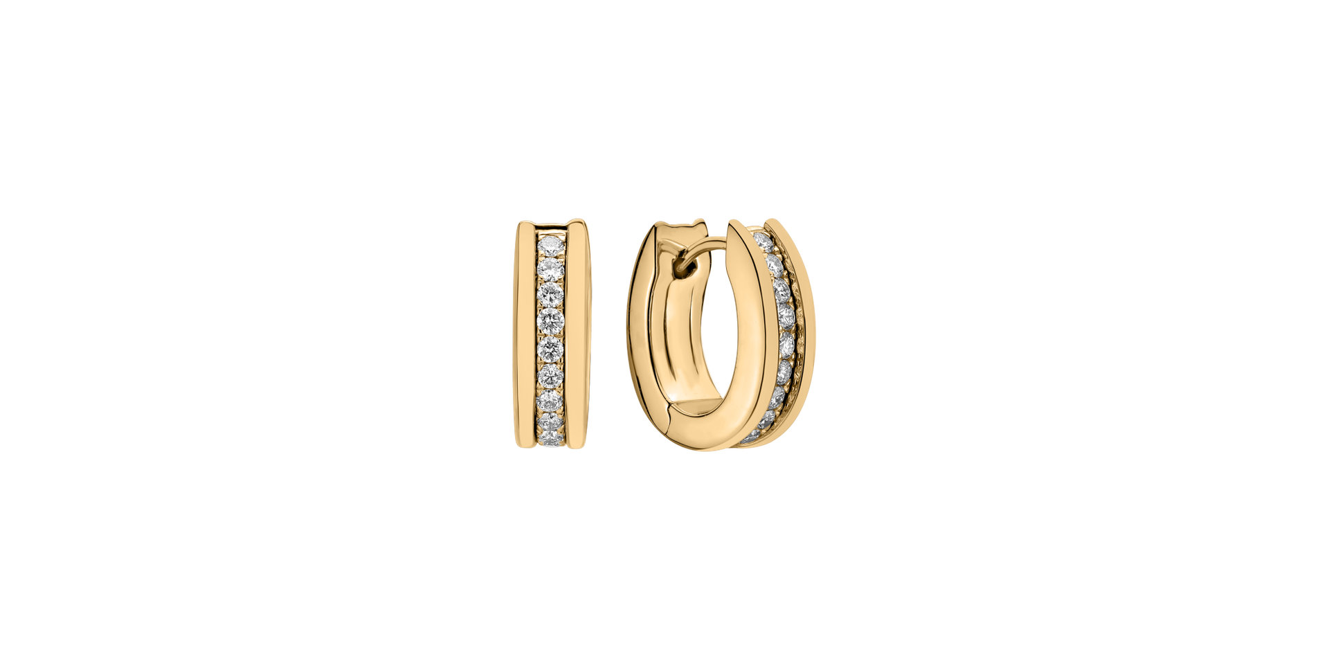 Náušnice s diamantmi Ray of Light