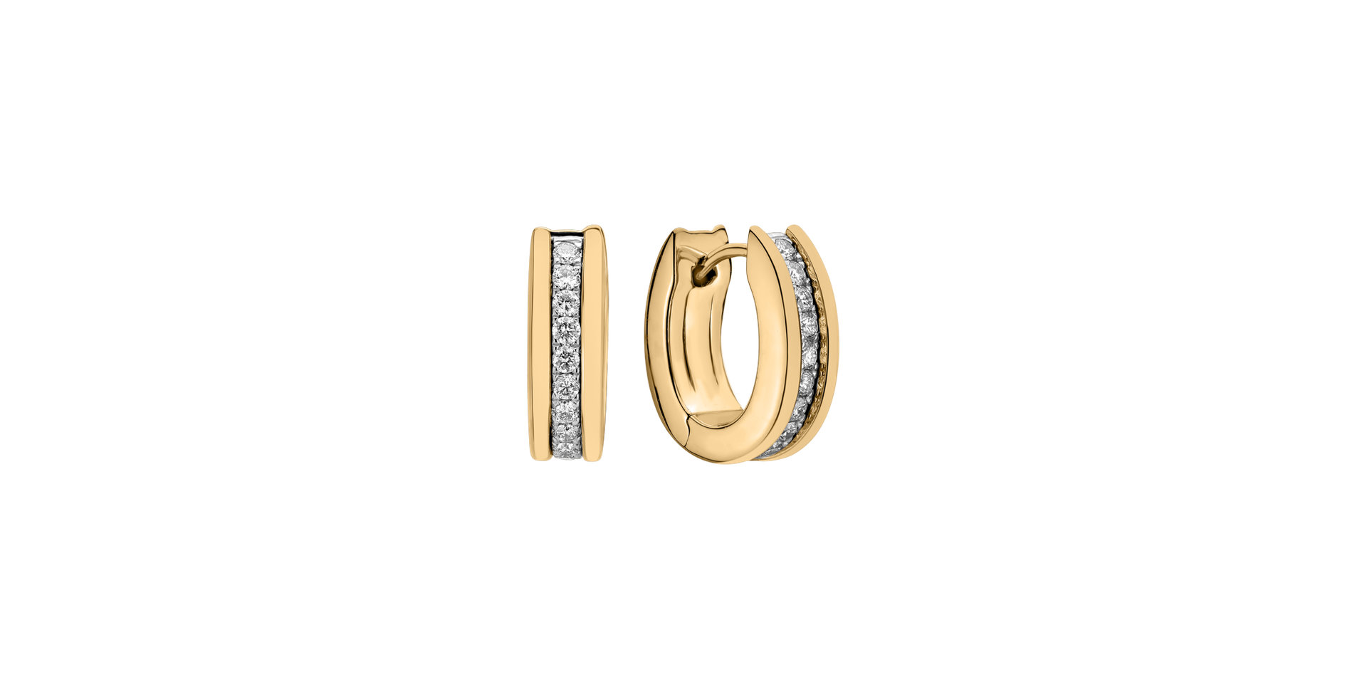 Náušnice s diamantmi Ray of Light