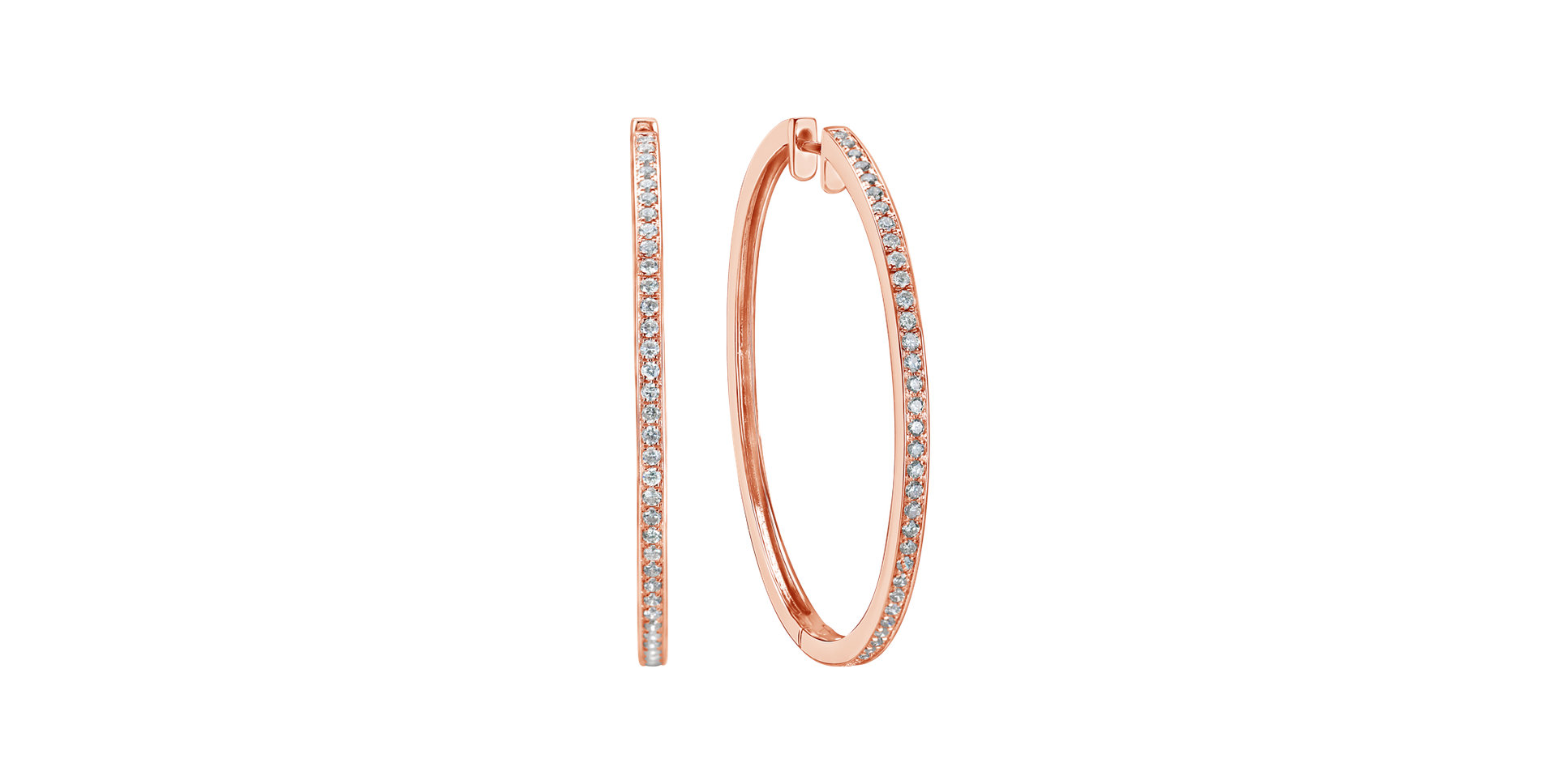 Náušnice s diamantmi Wonder Rain