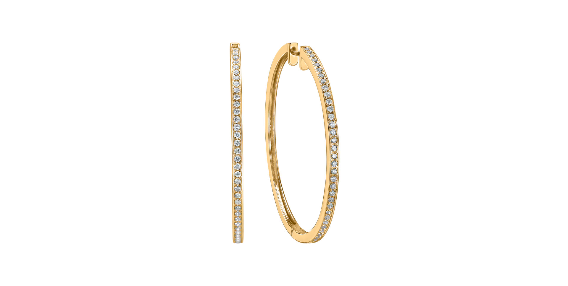 Náušnice s diamantmi Wonder Rain