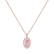 Prívesok s ruženínom a diamantmi Rose Spirit4