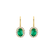 Náušnice s diamantmi a smaragdom Imperial Allegory2