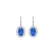 Náušnice s diamantmi a tanzanitom Imperial Allegory2