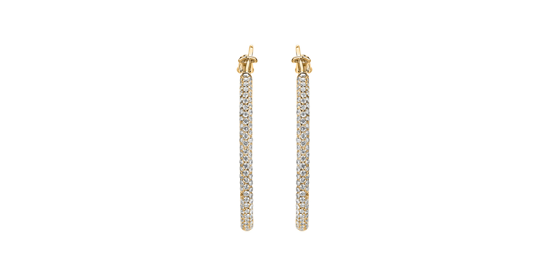 Náušnice s diamantmi Moonlight Rain