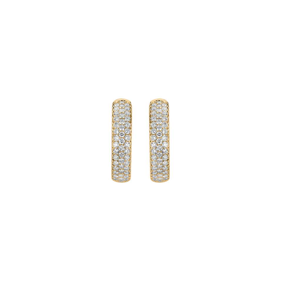 Náušnice s diamantmi Aristocratic Taste