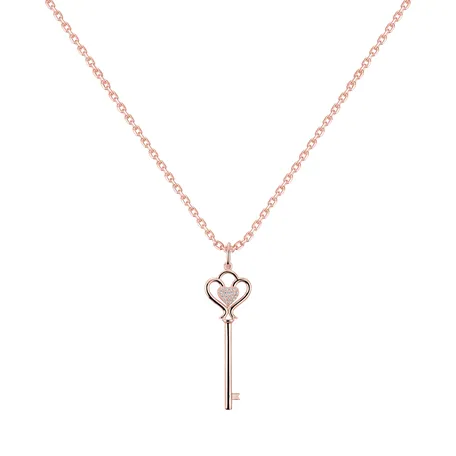 Prívesok s diamantmi Alchemy Key