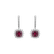 Náušnice s rubínom a diamantmi Radiant Shine2