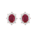 Náušnice s rubínom a diamantmi Mary Magdalene2