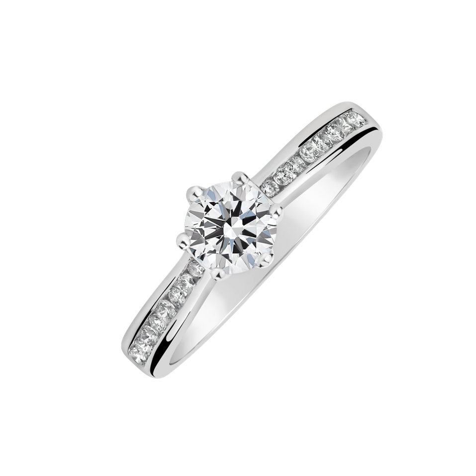 Prsteň s diamantmi Shimmering Love