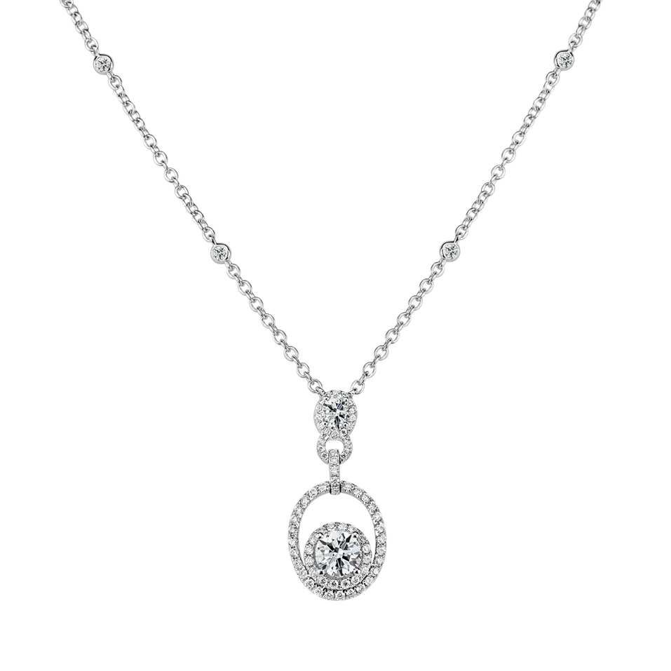 Náhrdelník s diamantmi Lueur de Lune